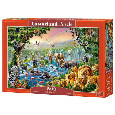 CASTORLAND Puzzle Řeka v džungli 500 dílků