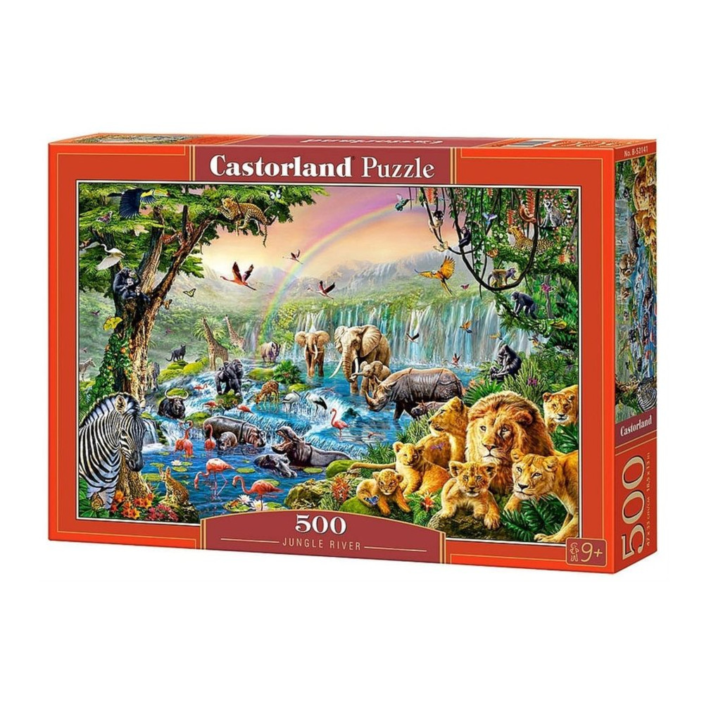 CASTORLAND Puzzle Řeka v džungli 500 dílků