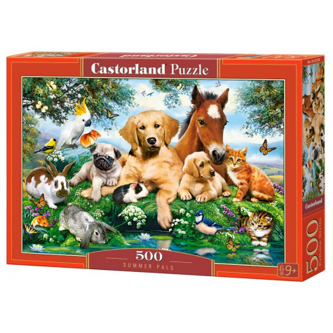 CASTORLAND Puzzle Letní přátelé 500 dílků