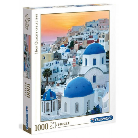 CLEMENTONI Puzzle Santorini 1000 dílků