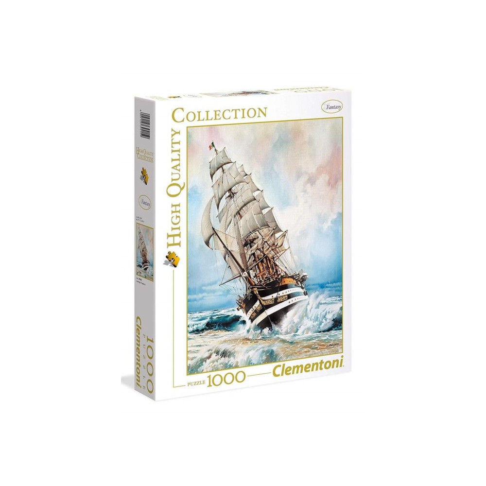 CLEMENTONI Puzzle Plachetnice - Amerigo Vespucci 1000 dílků