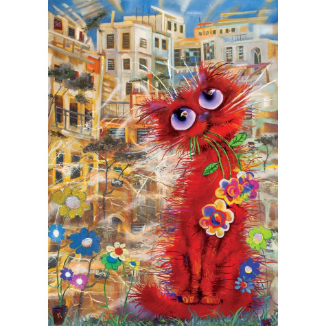 ART PUZZLE Puzzle Červená kočka 260 dílků