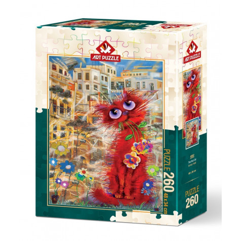 ART PUZZLE Puzzle Červená kočka 260 dílků