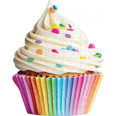 GALISON Tvarové puzzle Sladký cupcake 100 dílků ~ 2