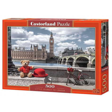 CASTORLAND Puzzle Malý cestovatel v Londýně 500 dílků ~ 1
