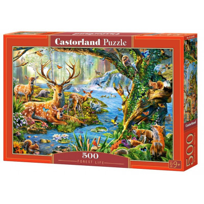 CASTORLAND Puzzle Život v lese 500 dílků