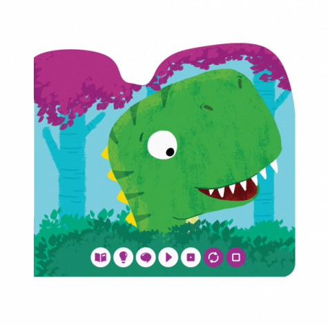 Albi Kouzelné čtení - Minikniha s výsekem - Dinosaurus ~ 4