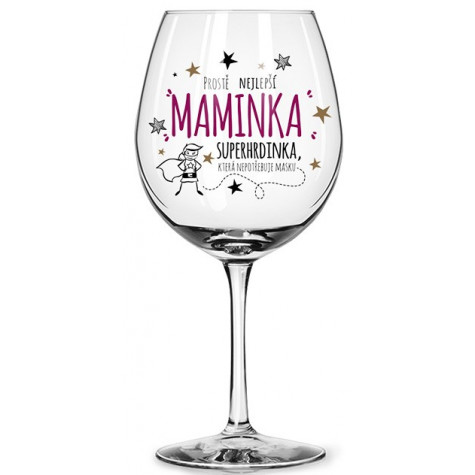 Nekupto Dárkové centrum Sklenice na víno - Maminka ~ 1