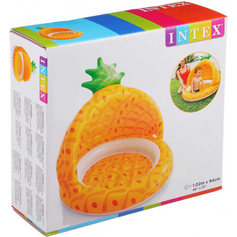 Intex 58414 Bazén nafukovací se stříškou ananas 102x94 cm