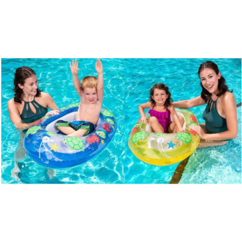 Bestway 34037 Dětský raft 102 x 69 cm - žlutý ~ 3