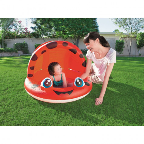 Bestway 52189 Bazének zvířátko se stříškou 97x66cm - červený ~ 3