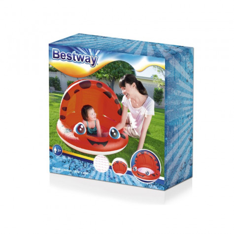 Bestway 52189 Bazének zvířátko se stříškou 97x66cm - červený ~ 4