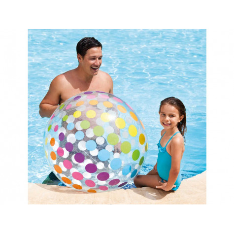 Intex 59065 Míč nafukovací puntíky velký 107cm ~ 2