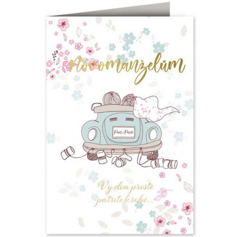 Přání Novomanželům - auto ~ 1