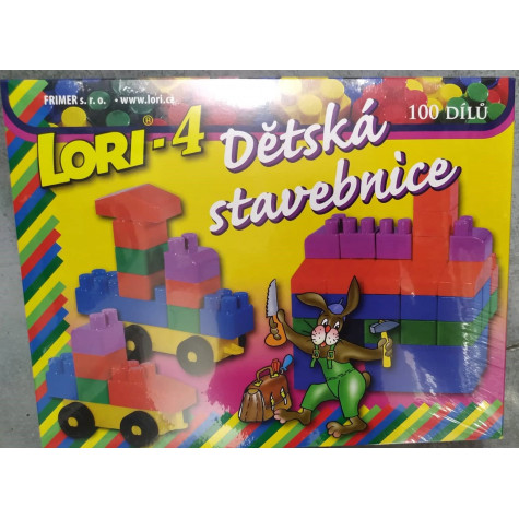 Stavebnice LORI 4 plast 100ks ~ 3