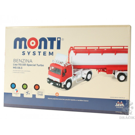Stavebnice Monti System 08.3 Benzina Liaz 1:48 ~ 3