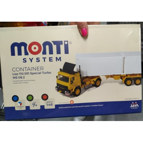 Stavebnice Monti System 08.2 Container Liaz 1:48