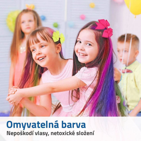 Barevné křídy na vlasy ~ 6