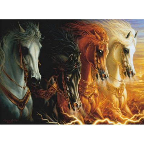 ANATOLIAN Puzzle Čtyři koně apokalypsy 1000 dílků