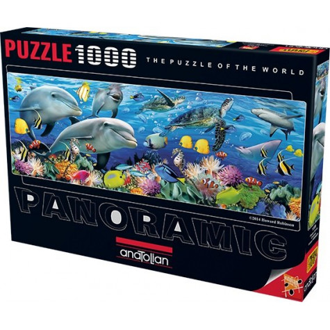 ANATOLIAN Panoramatické puzzle Podmořský svět 1000 dílků ~ 1