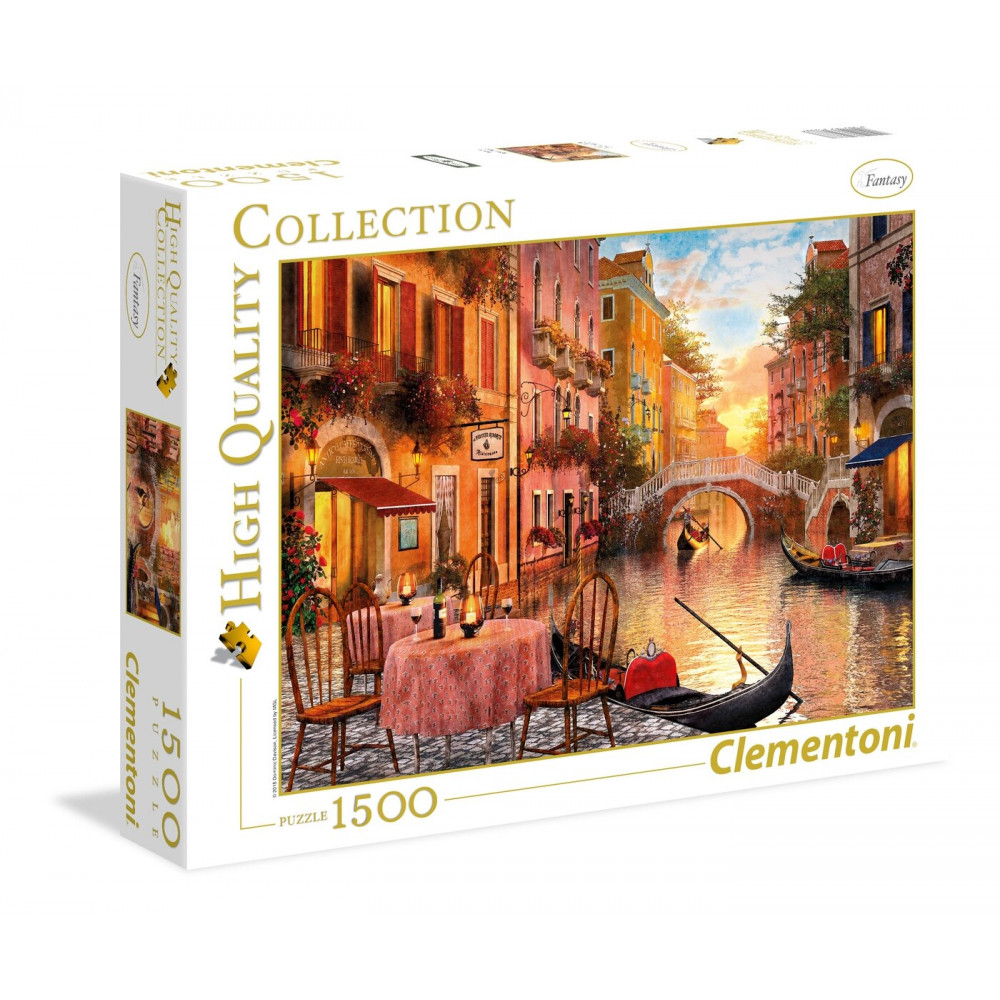 CLEMENTONI Puzzle Benátky 1500 dílků