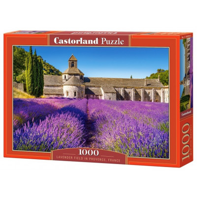 CASTORLAND Puzzle Levandulové pole v Provence, Francie 1000 dílků