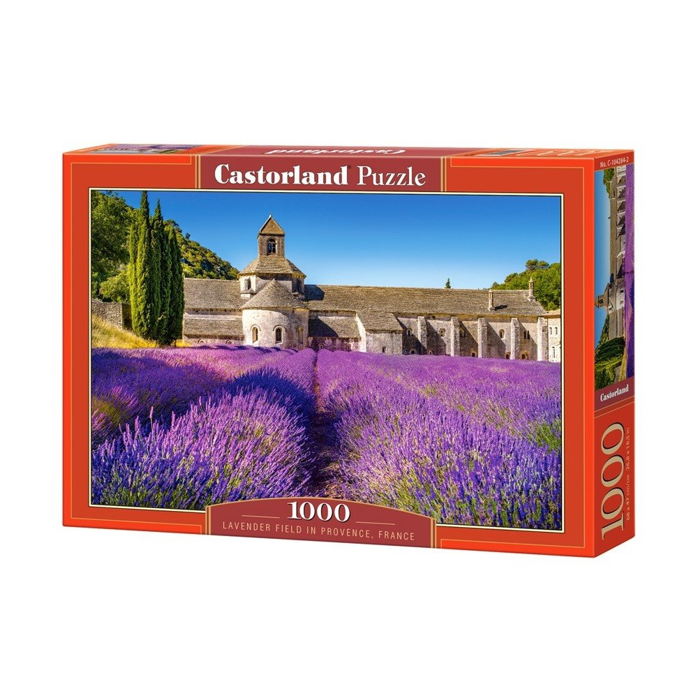 CASTORLAND Puzzle Levandulové pole v Provence, Francie 1000 dílků