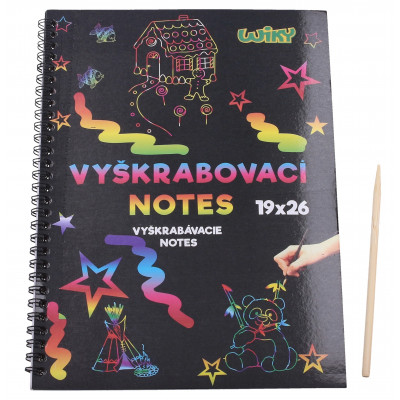 Wiky Vyškrabovací notes 26x19cm - 10 listů