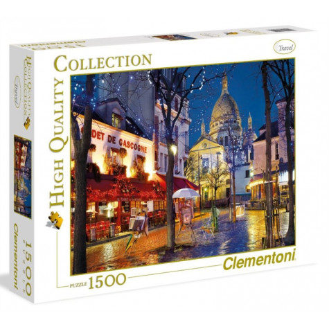 CLEMENTONI Puzzle Montmartre, Paříž 1500 dílků ~ 1