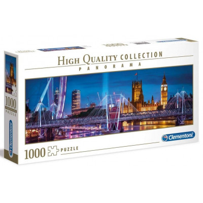 CLEMENTONI Panoramatické puzzle Londýn 1000 dílků