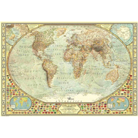 ANATOLIAN Puzzle Mapa světa 2000 dílků ~ 2