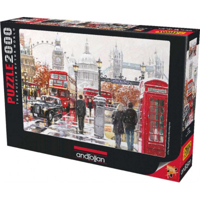 ANATOLIAN Puzzle Zasněžený Londýn 2000 dílků