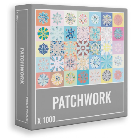 CLOUDBERRIES Puzzle Patchwork 1000 dílků
