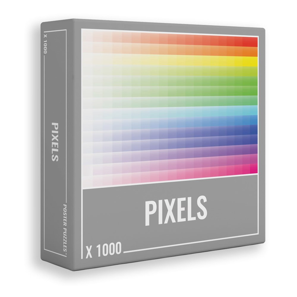 CLOUDBERRIES Puzzle Pixels 1000 dílků