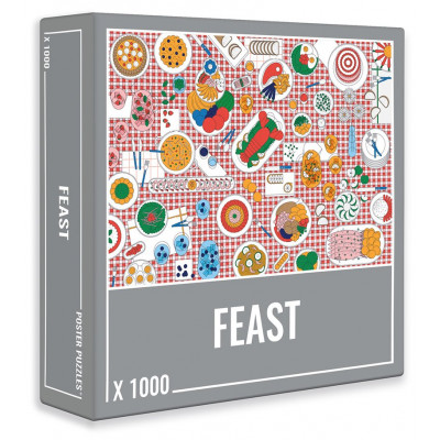 CLOUDBERRIES Puzzle Feast 1000 dílků