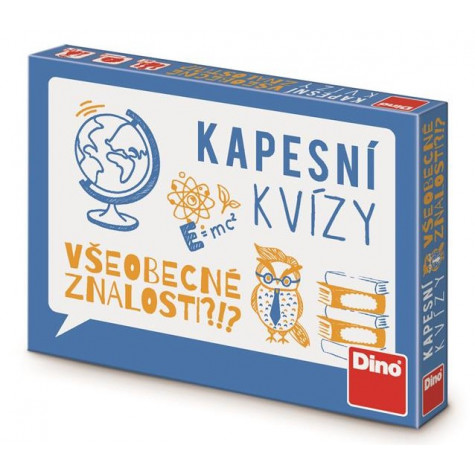 Dino Kapesní kvízy - Všeobecné znalosti Cestovní hra ~ 1