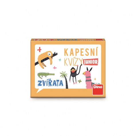 Dino Kapesní kvízy Junior - Zvířata Cestovní hra ~ 2