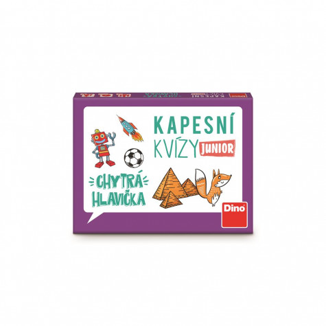 Dino Kapesní kvízy Junior - Chytrá hlavička Cestovní hra ~ 2