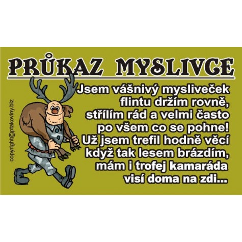 Průkaz myslivce