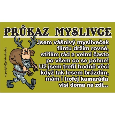 Průkaz myslivce