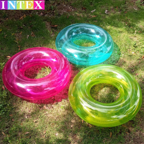 Intex 59260 Kruh transparent 76cm - tyrkysový ~ 4