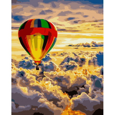Malování podle čísel - balón ~ 4