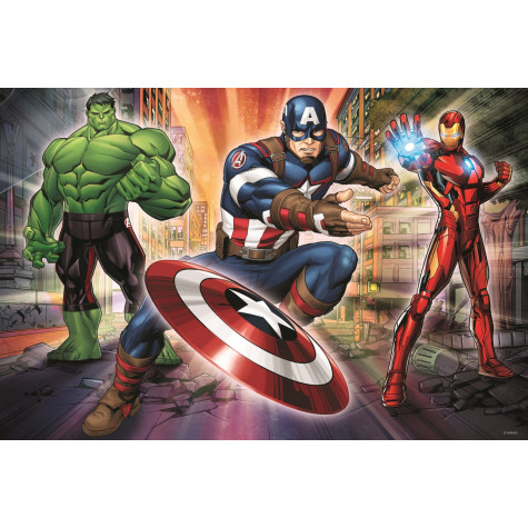 Trefl Puzzle Ve světě Avengers Maxi 24 dílků