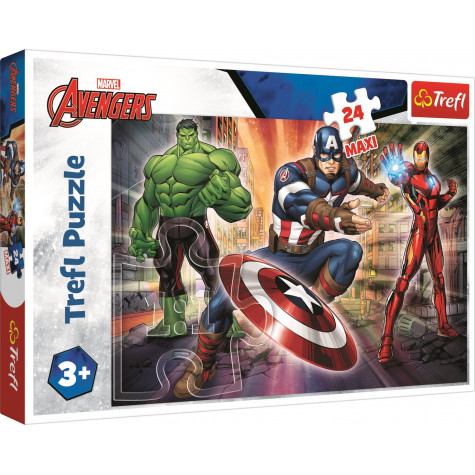 Trefl Puzzle Ve světě Avengers Maxi 24 dílků ~ 1