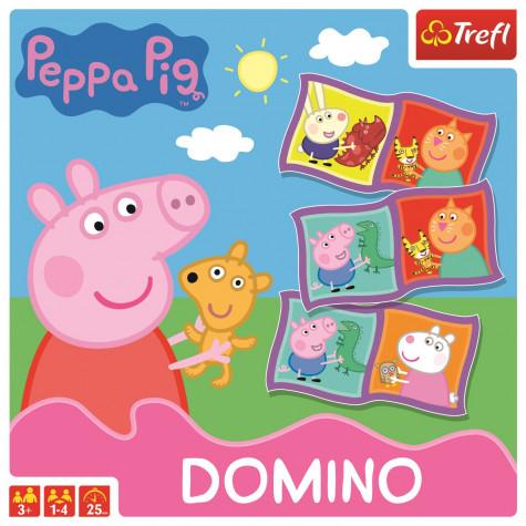 Trefl Domino Prasátko Peppa