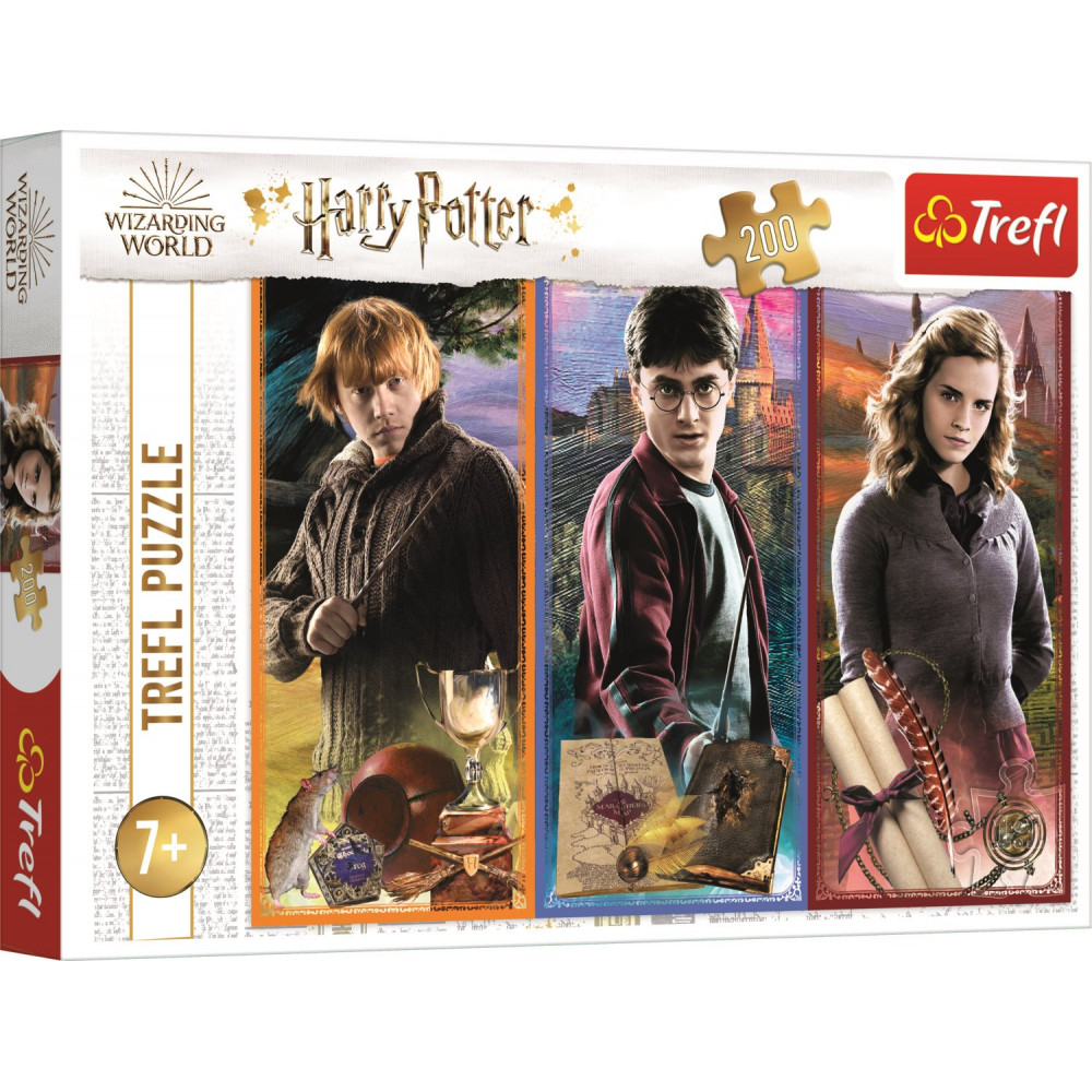 Trefl Puzzle Harry Potter: Ve světě magie a kouzel 200 dílků