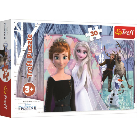 Trefl Puzzle Kouzelné Ledové království 2: 30 dílků ~ 1