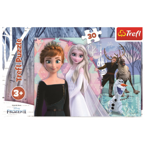 Trefl Puzzle Kouzelné Ledové království 2: 30 dílků ~ 3
