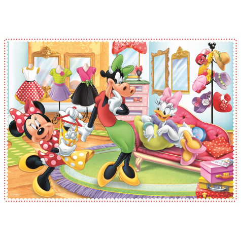 Trefl Puzzle Minnie s přáteli 4v1 12,15,20,24 dílků ~ 5