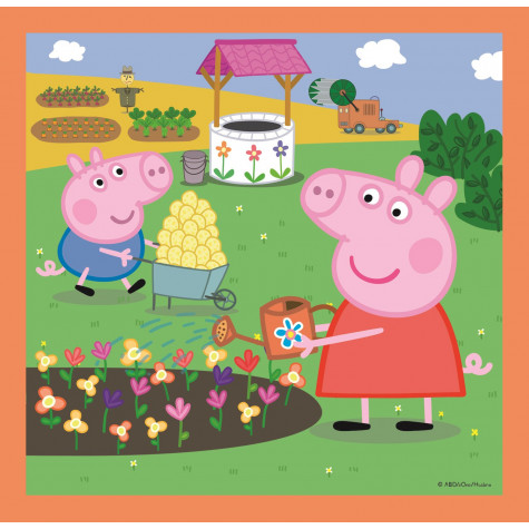 Trefl Puzzle Prasátko Peppa: Úžasné nápady 3v1 20,36,50 dílků